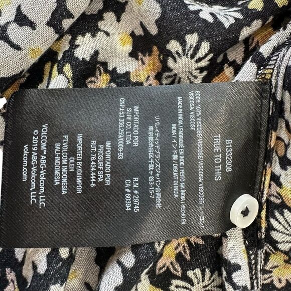 Volcom Women's J'Taime This Dress Floral Mini, S - Picture 12 of 12